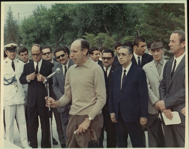 Inaugur.Portiere E. Treccani, A. Funi e U. Guidi 1969.
